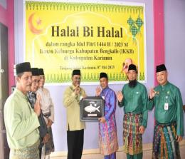 Mewakili Bupati Bengkalis, Wabub Bagus Santoso hadiri Halalbihalal IKKB di Tanjung Balai Karimun (foto/zul)